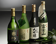 土産物ラインナップ：富士の地酒・酒造4社清酒